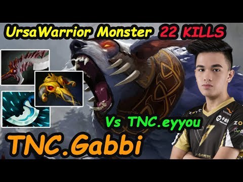 TNC Gabbi - [Ursa Warrior] BEAST INSANE RIGHT CLICK Destroy Pub 22 Kills Dota 2 7.21 c Pro Gameplay