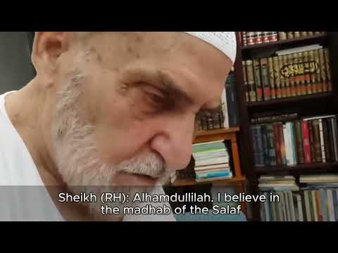 I believe in the Aqeedah of the Salaf - The Hanafi Muhaddith Shaykh Shu'aib al Arna'ut رحمه الله