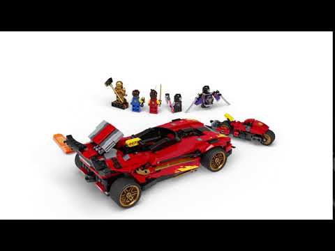 Конструктор LEGO NINJAGO «Ниндзя-перехватчик Х-1» 71737 / 599 деталей