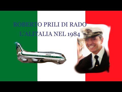 ROBERTO PRILI DI RADO Alitalia in 1984