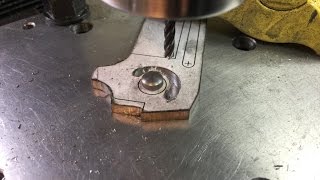 Making A Folding Knife #2  Milling out the stop pin track