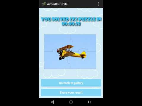 Aircraft Puzzle Free Video