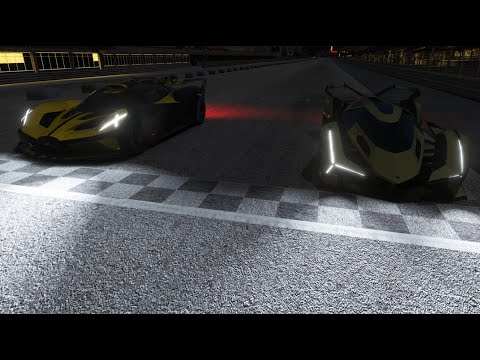 Bugatti Bolide vs Lamborghini V12 Vision GT at Monza Full Course 1