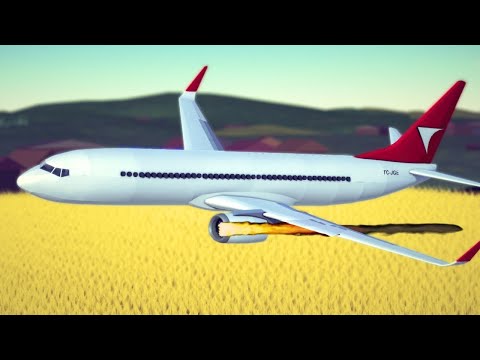 Realistic Fictional Airplane Crashes and Emergency Landings #23 | Besiege