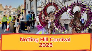 WALKING THROU NOTTING HILL CARNIVAL 25 | London City Walk  #londoncitywalk #nottinghillcarnival2025