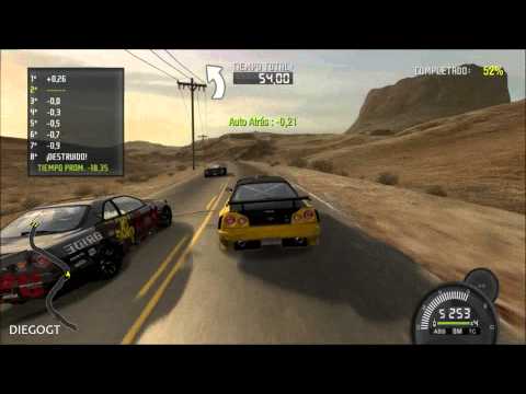 Need for Speed Pro Street: Nissan Skyline GT-R R34 Speed Challenge Nevada