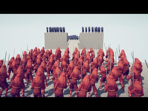 100x ARCHERS + 1 CATAPULT vs SAMURAI - Totally Accurate Battle Simulator