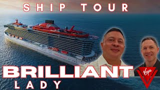 Finally  SNUCK into Richard's Rooftop!!  Virgin Voyages New Brilliant Lady Ship Tour 4K
