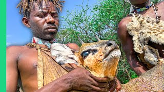 Hunting and Eating Rare African Animals with the Hadza Tribe!!