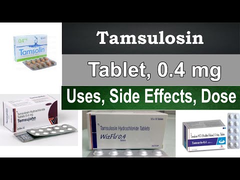 Tamsulosin hcl 0.4 mg capsule uses, Side Effects, Dosage, HINDI - URDU