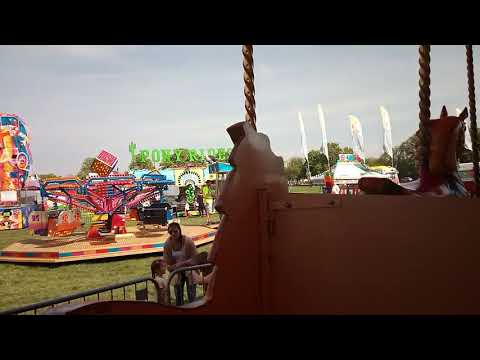 Hampton court fun fair carousel POV