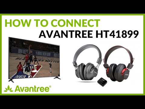 How to use Avantree HT41899 - Connect Two Bluetooth Headphones to One TV