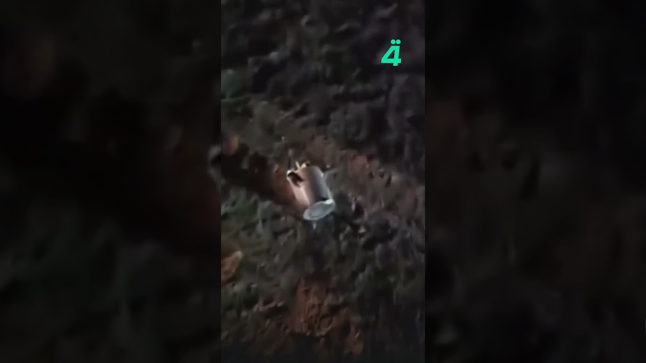 فيديو | سقوط طائرة مسيرة داخل حقل مجنون في البصرة
