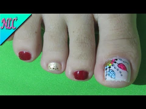 DECORACIÓN DE UÑAS ATRAPASUEÑOS EN LOS PIES – COMO HACER ATRAPASUEÑOS -DREAMCATCHER NAIL ART – NLC