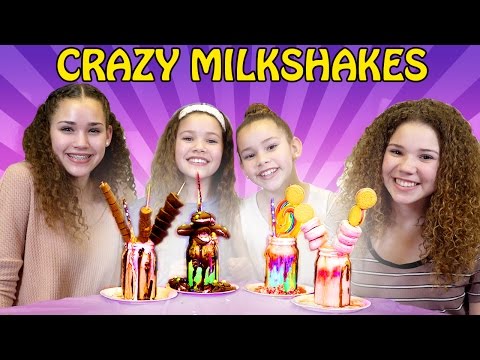 CRAZY Candy Birthday Milkshakes! Gracie's 15th Birthday Surprise!!