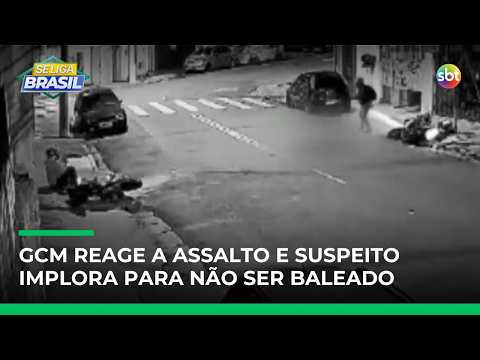 GCM reage durante tentativa de roubo; tiroteio deixa agente ferido e suspeito morto | #SeLigaBrasil