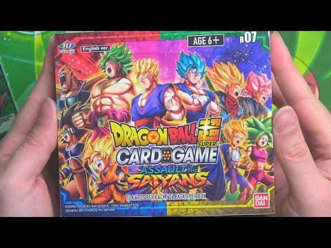 ASSAULT OF THE SAIYANS BOOSTER BOX UNBOXING | Dragon Ball Super Card Game