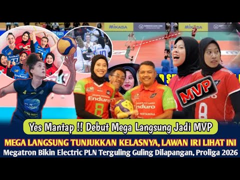 🔴GILA‼️Debut Megawati Hangestri Langsung Mengamuk! Elektrik PLN Kocar-Kacir, Proliga 2026 Auto Panas