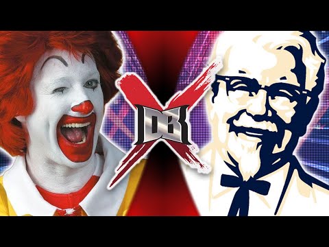 Ronald McDonald VS Colonel Sanders (McDonald's vs KFC) | DBX