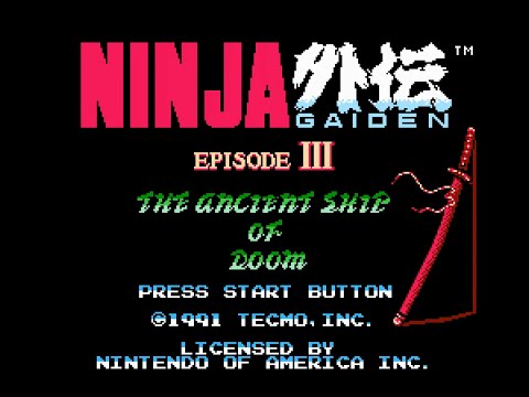 NES Longplay [061] Ninja Gaiden III: The Ancient Ship of Doom (US)