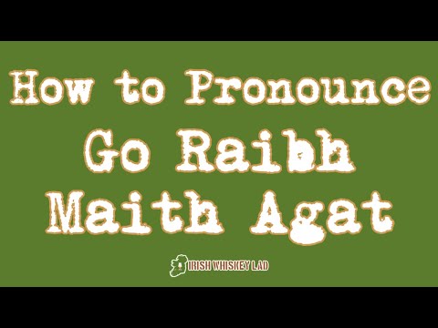 ☘️ How to Pronounce Go Raibh Maith Agat - How to Say Thank You in Irish Gaelic