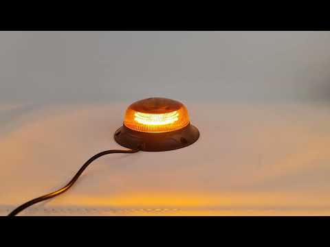 Маяк проблесковый Samrai M22MF-110V, 14.7 см,  10-110V, 1 режим, Крепление на болты, Для погрузчика