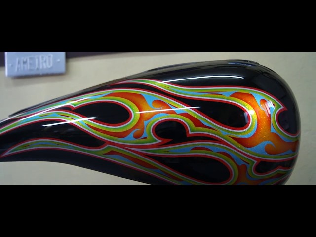 ハーレー　カスタムペイント　ブレイクアウト　フレイムス　CUSTOMPAINT HARLEY-DAVIDSON breakout "NARA FLAMES"