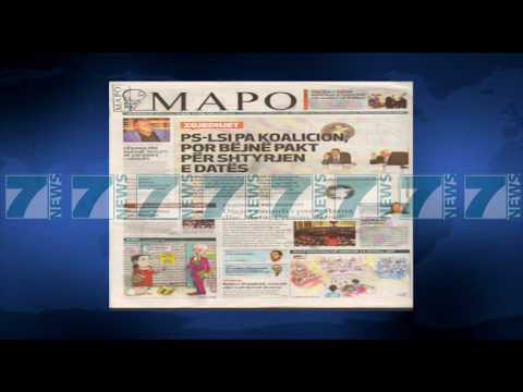 SHTYPI I DITES ME TITUJT E GAZETAVE E ENJTE 20 PRILL 2017 - News, Lajme - Kanali 7