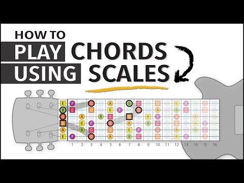 How to play guitar CHORDS using SCALES