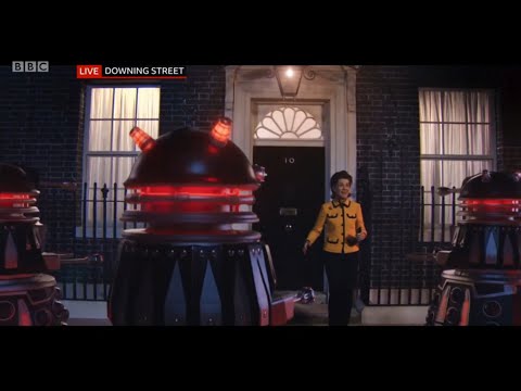 Defence Drone Daleks Exterminate the Prime Minister | Revolution of the Daleks | Doctor Who