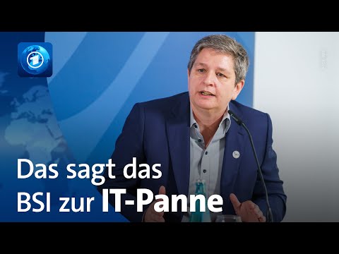 Video Thumbnail: IT-Panne: Die Präsidentin des BSI im Gespräch