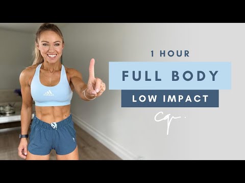 1 Hour FULL BODY WORKOUT at Home | Low Impact & No Jumping