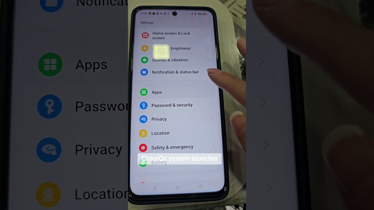 Change back to Oppo ColorOs launcher . Do not download any launcher. Uninstall Application.