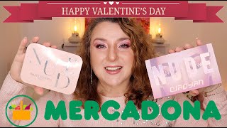 St Valentin en  Mercadona. Vamos a hacer un maquillaje con la paleta NUDE de Deliplus.#mercadonanude