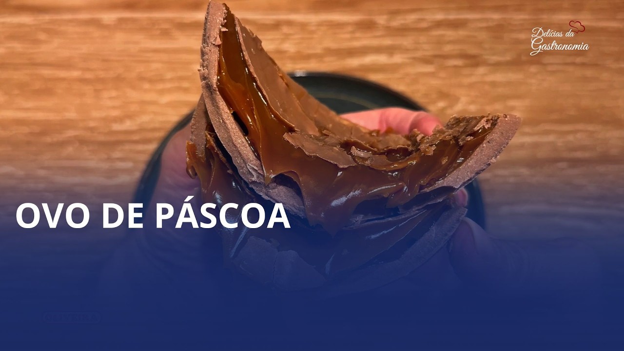 Ovo de Páscoa com doce de leite Oliveira