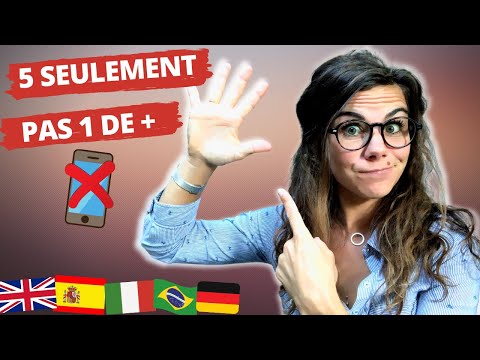 5 meilleures APPLICATIONS pour apprendre une LANGUE (et pourquoi n'utiliser QUE celles-ci !)
