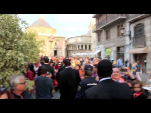 Celebración plantilla del Valencia Basket