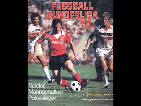 STICKERS PANINI BUNDESLIGA CHAMPIONSHIP 1979 VFB STUTTGART