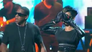 Jay Z ft  Rihanna &amp; Kanye West   Run This Town Live Performance