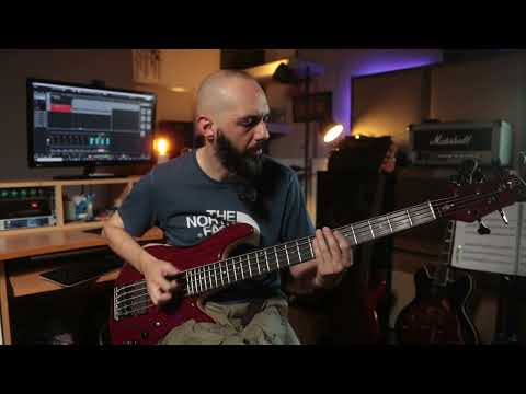 Sound testing my new Theodoris Rammos Custom Bass & Haeussel Bassbar 5 pickups