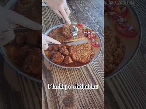 Placki po zbójnicku #polishcuisine #potatopancake #foodie #poland #polska #malopolska #placki