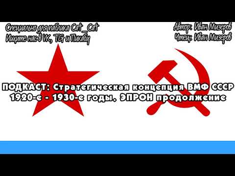 Стратегическая концепция ВМФ СССР в 1920-е – 1930-е годы. ЭПРОН продолжение.
