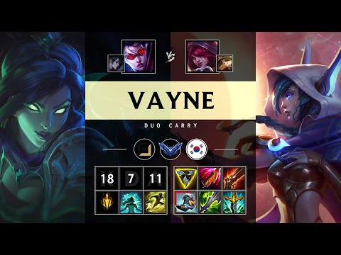 Vayne ADC vs Xayah - KR Diamond Patch 25.13