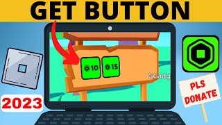 How to Get Donation Button in Pls Donate - Set Up Donations in Roblox Pls Donate