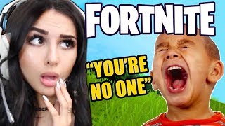 KID IS *MEAN* ON FORTNITE THEN FINDS OUT I&#39;M A GIRL...