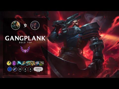 Gangplank Top vs Lucian - EUW Master Patch 12.7