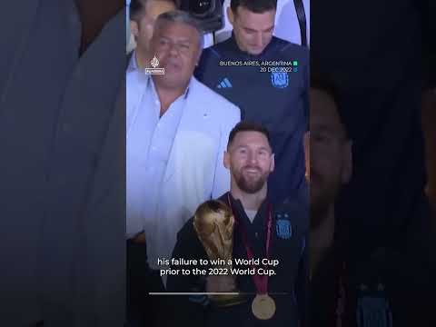 Argentinian footballer Lionel Messi announces his retirement
