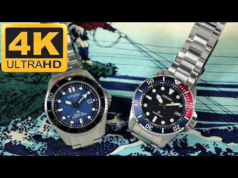 Promaster vs. Prospex 2025 Edition: Citizen Eco-Drive BN0260-54L vs. Seiko Solar SBDJ061 (SNE595)