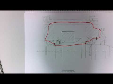Klausurvorbereitung Maschinenelemente - Stirnradgetriebe mit angestellter Lagerung zeichnen