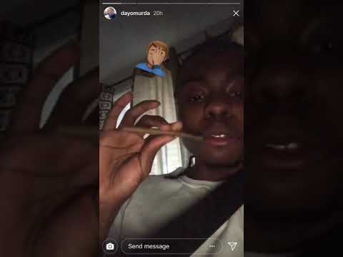 Dayo Murda shows people that he can roll a blunt